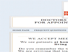 Tablet Screenshot of doctorhousevisits.com